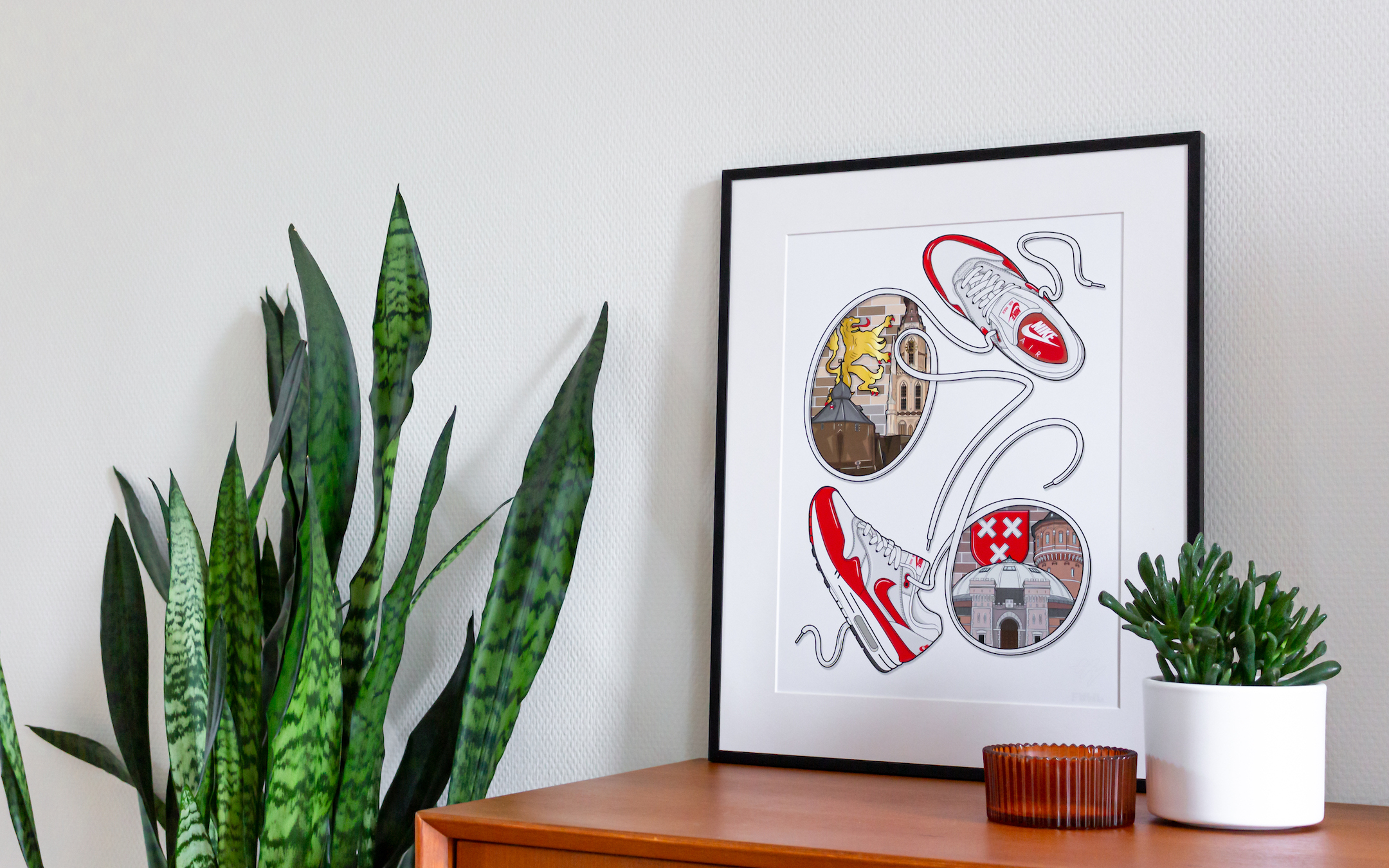 Breda sneaker art print hyprints fawl