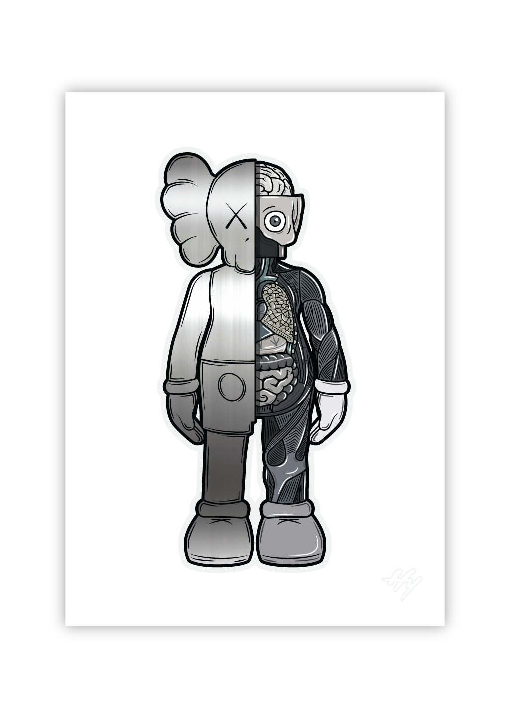 Kaws картинки для срисовки