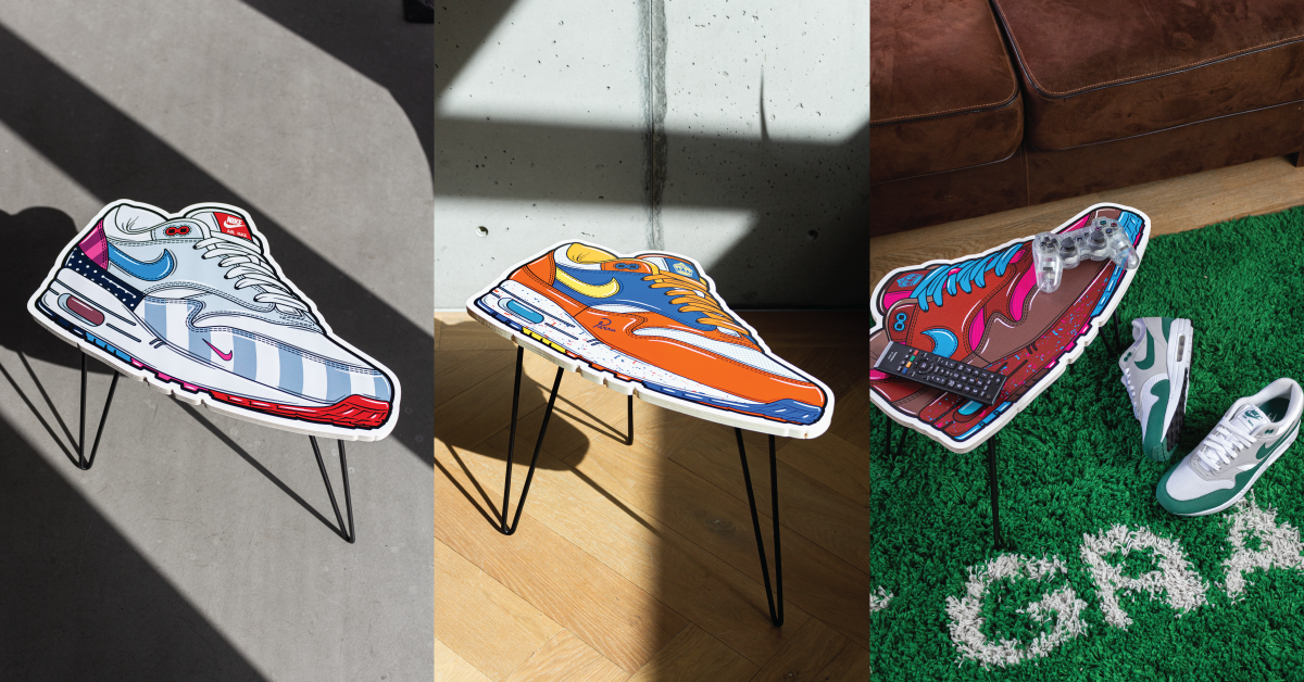 Hyprints Nike Air Max 1 Table Parra Patta Sneaker Art Air Table 1