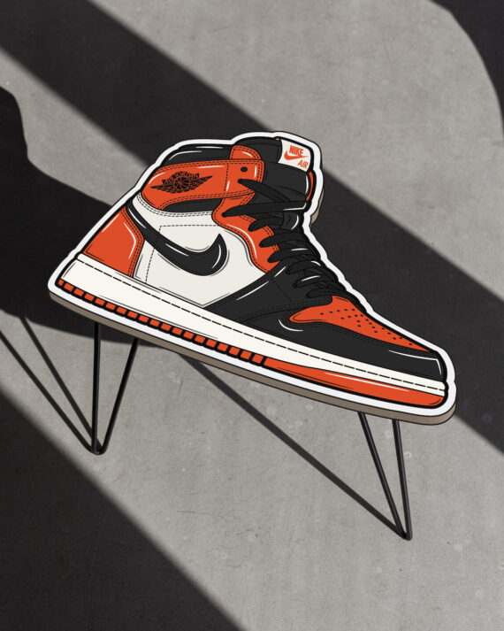 Air Jordan 1 table Hyprints Sneaker art AJ1