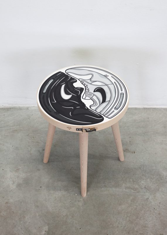 Hyprintable Yin Yang Air Max sneakerart art print Hyprints