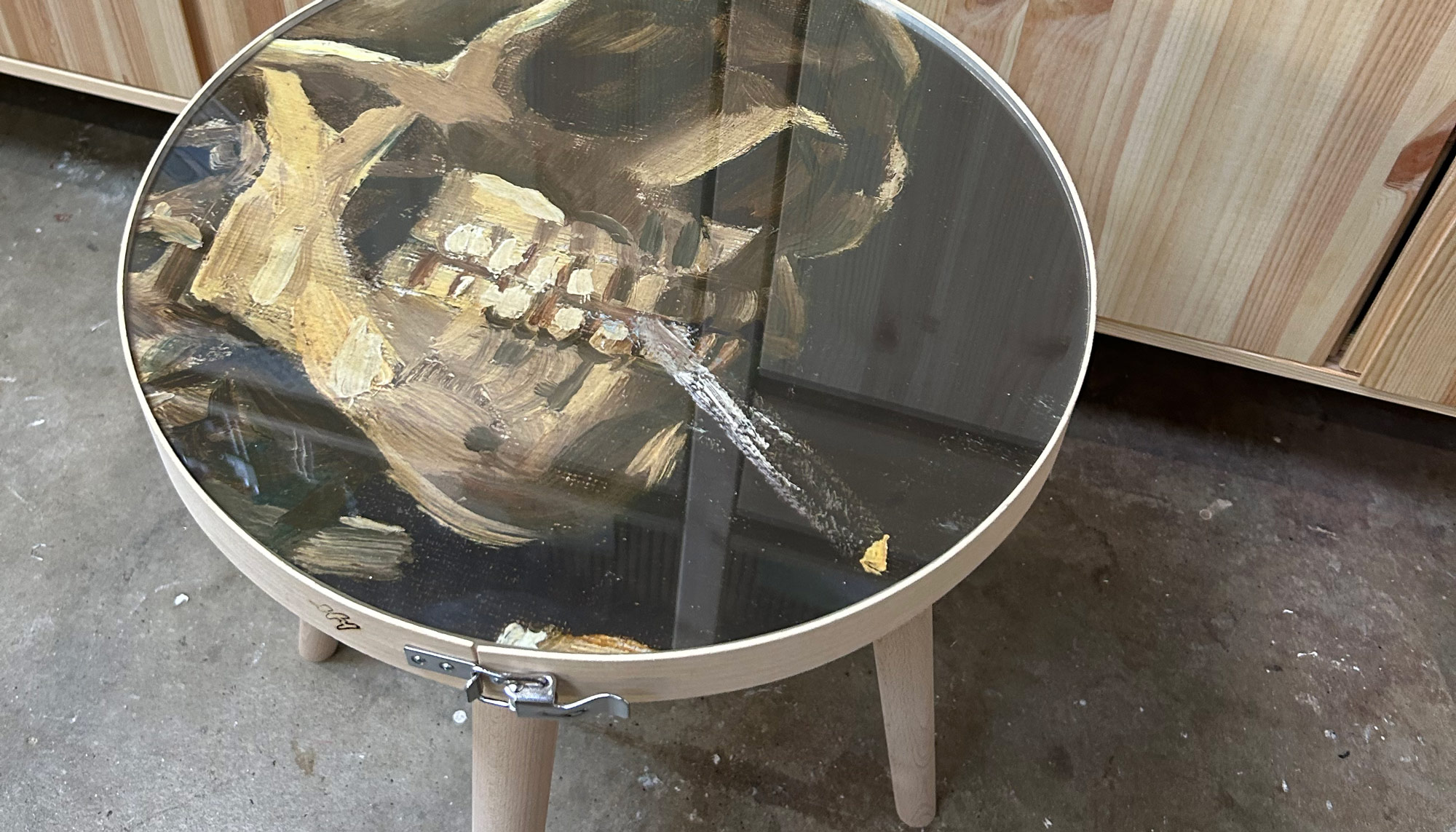 Hyprintable DIY art poster Van Gogh custom side table