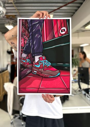 A weekend in Amsterdam wallen red light district air max 1 sneaker art parra