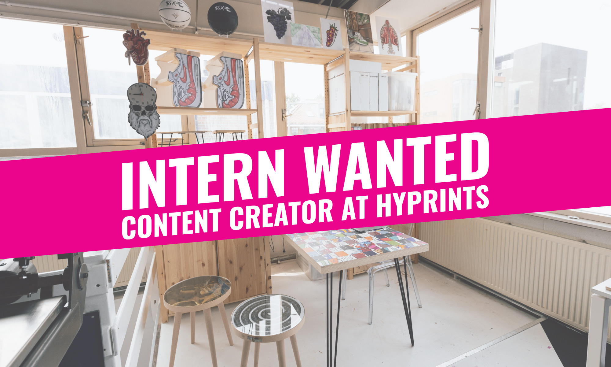 Content creator internship Hyprints