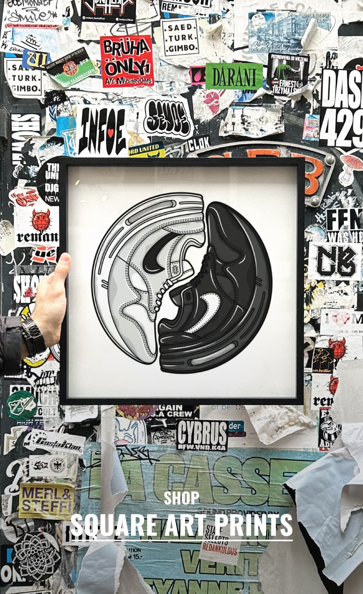 yin yang air max sneaker art print hyprints street culture inspired art and home goods