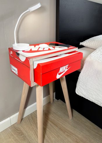 Hyprints Shoebox Stand Sneaker furniture art Nike box