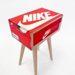 Hyprints Shoebox Stand Sneaker furniture art Nike box