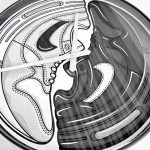 Yin Yang Air Max 1 Clock Hyprints Sneaker Art Nike